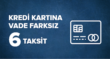 Kredi Kartına Vade Farksız 6 Taksit